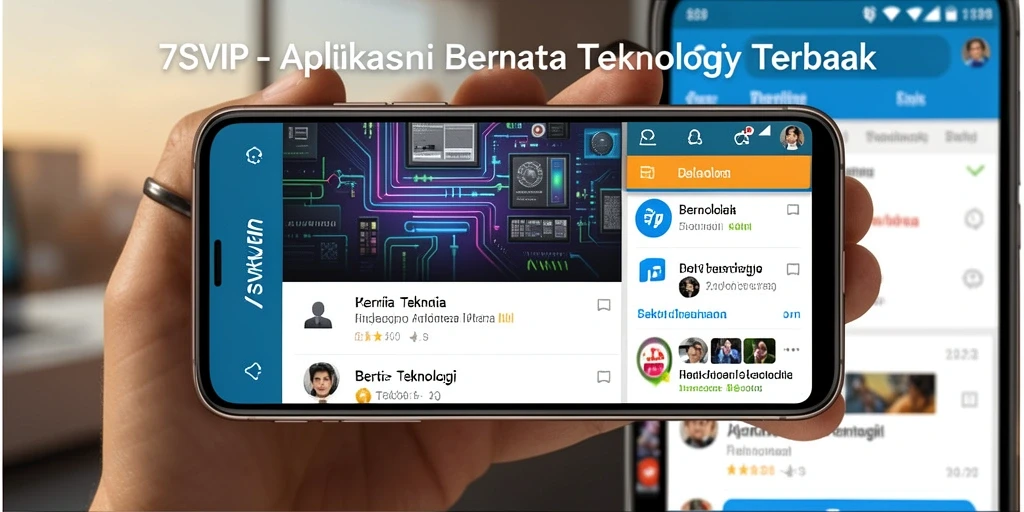 Antarmuka 7SVIP yang modern dan menarik.